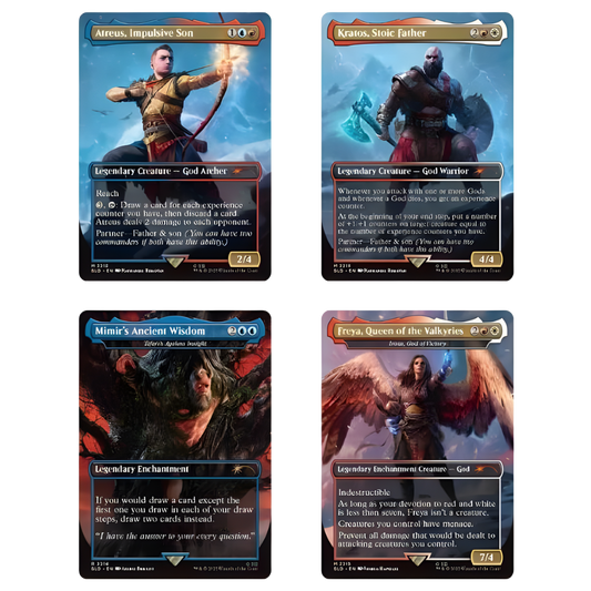 Secret Lair God of War Redemption Non Foil card art for Magic the Gathering