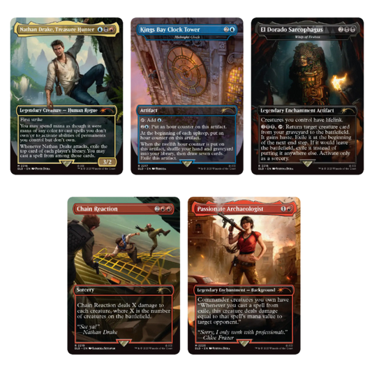 Secret Lair Uncharted Saga of Thieves Non Foil box art for Magic the Gathering