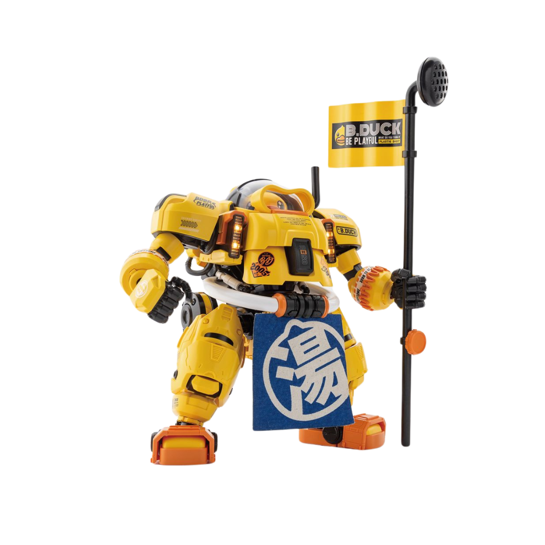 Eastern Model SHENGGE SOSKILL x ULTRA EGG SpaDuck collectible figure with futuristic mecha design and intricate detailing for toy enthusiasts.