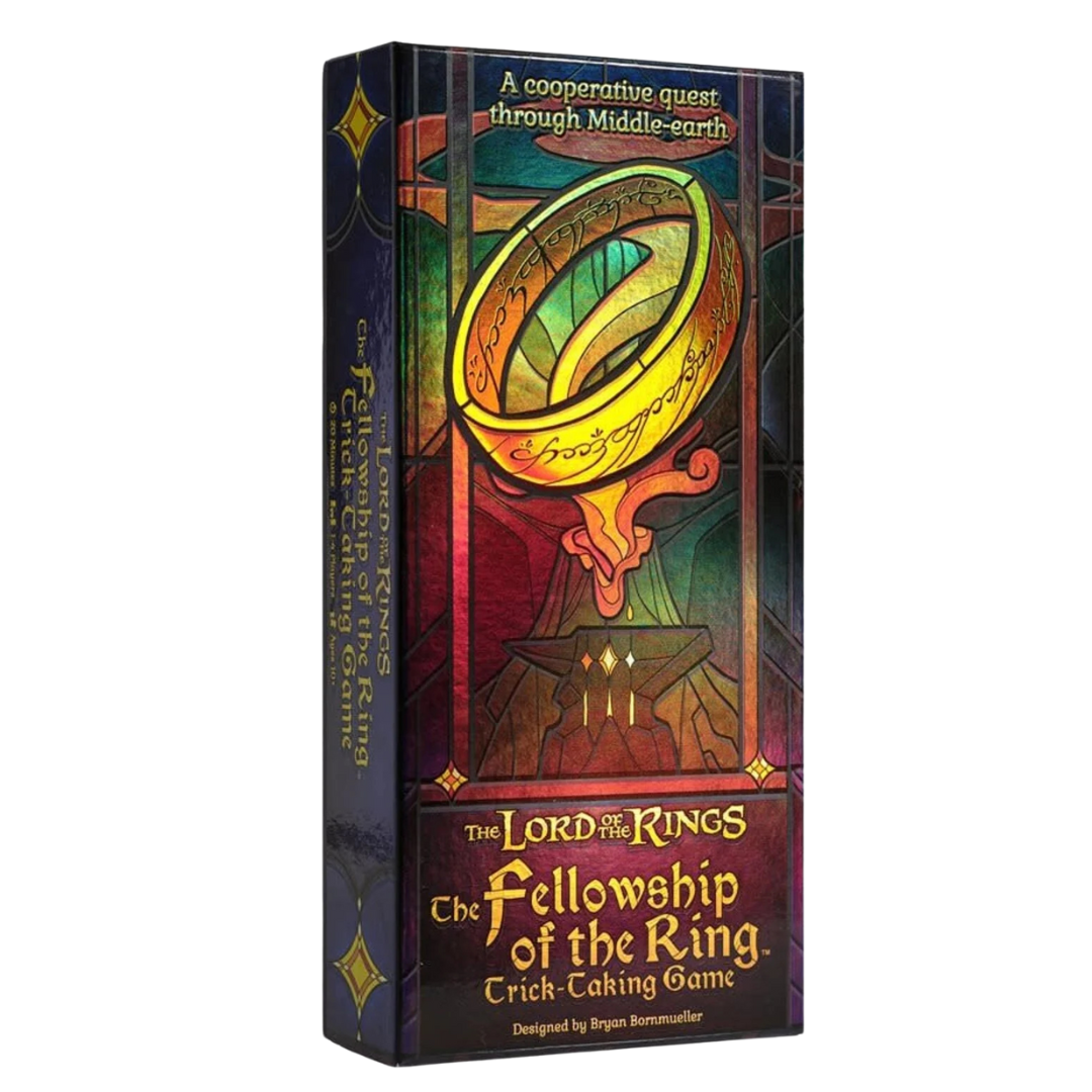  The Fellowship of the Ring: Trick-Taking Game featuring stained-glass artwork, cooperative gameplay, and an adventure through Middle-earth.