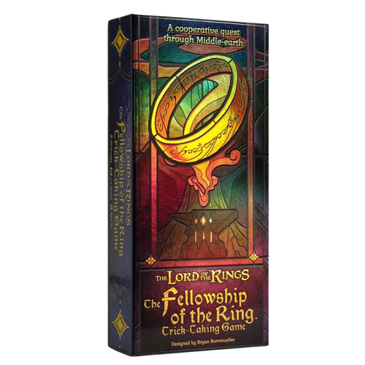  The Fellowship of the Ring: Trick-Taking Game featuring stained-glass artwork, cooperative gameplay, and an adventure through Middle-earth.
