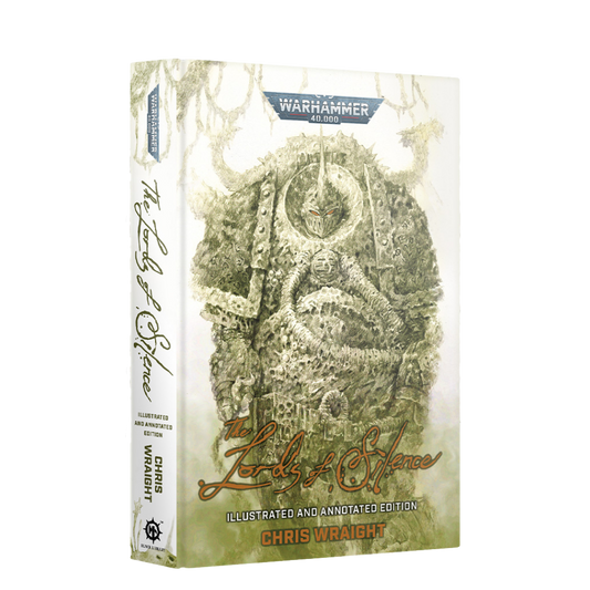 The Lords of Silence illustrated hardcover with Death Guard artwork and author annotations