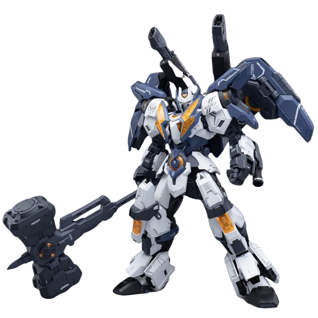 NONZERO STUDIO - (Hemoxian) 1/100 - Thor Model Kit "The Entropy of GODS" Posed and Seen from the front with his large hammer equipped
