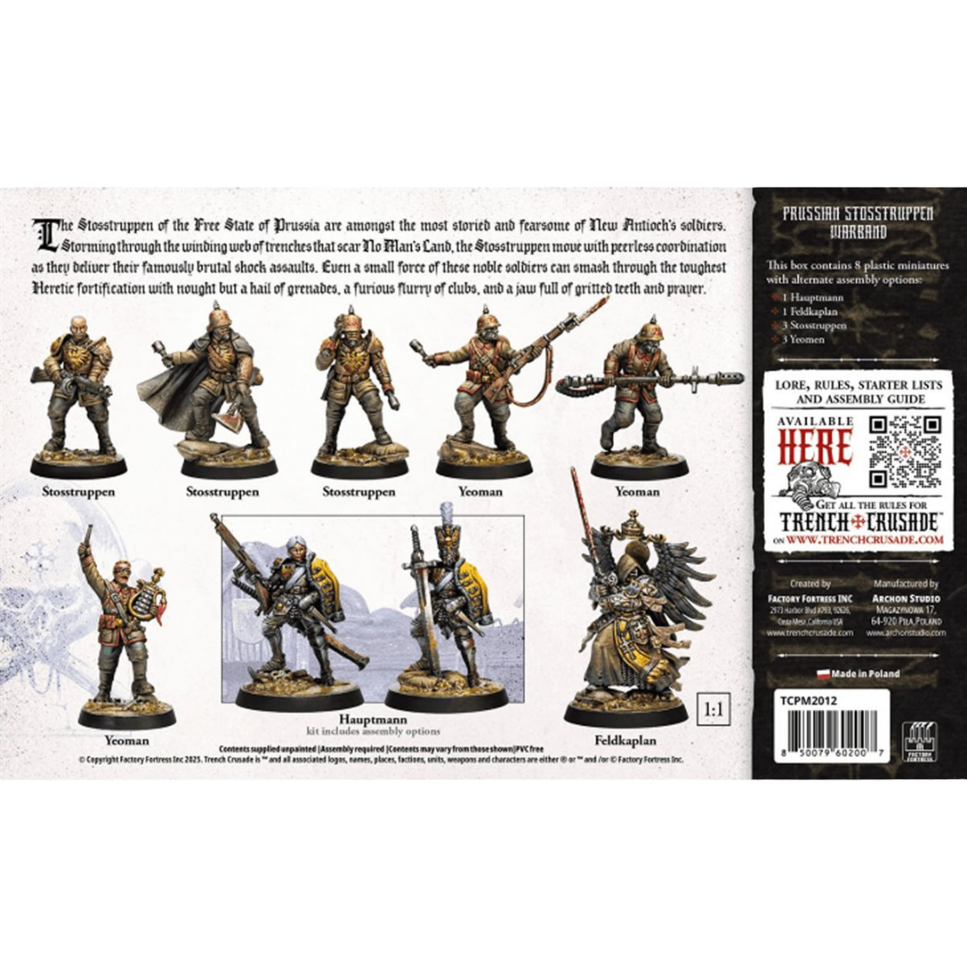 Trench Crusade Prussian Stosstruppen Warband plastic miniatures starter force
