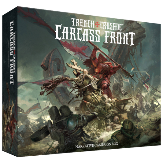 Trench Crusade Carcass Front narrative campaign box with miniatures and campaign book