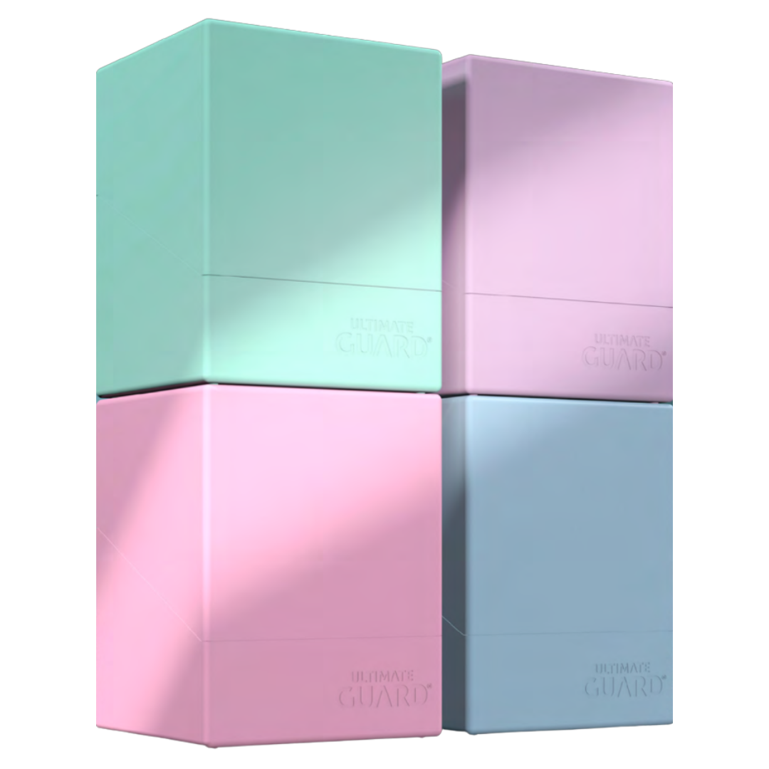 Ultimate Guard Boulder 100+ Solid - Pastel deck box with a sleek matte finish, holding up to 100 double-sleeved cards.