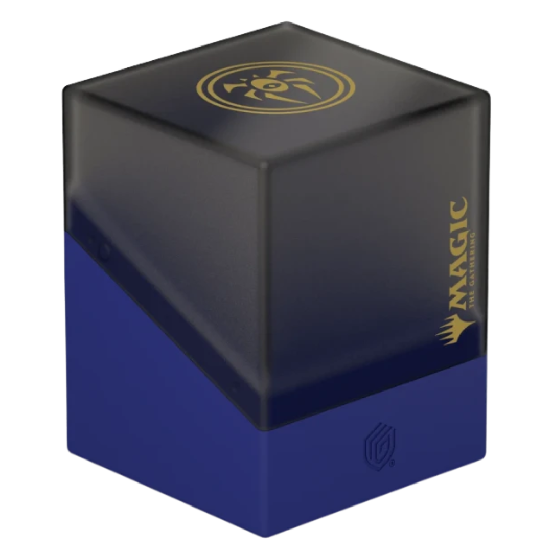 Ultimate Guard Boulder 100+ MTG Dimir deck box—secure, compact storage for Magic: The Gathering cards with Dimir guild colors.