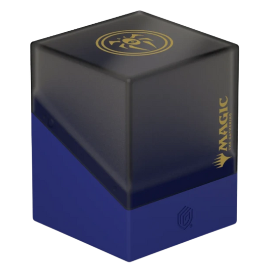 Ultimate Guard Boulder 100+ MTG Dimir deck box—secure, compact storage for Magic: The Gathering cards with Dimir guild colors.