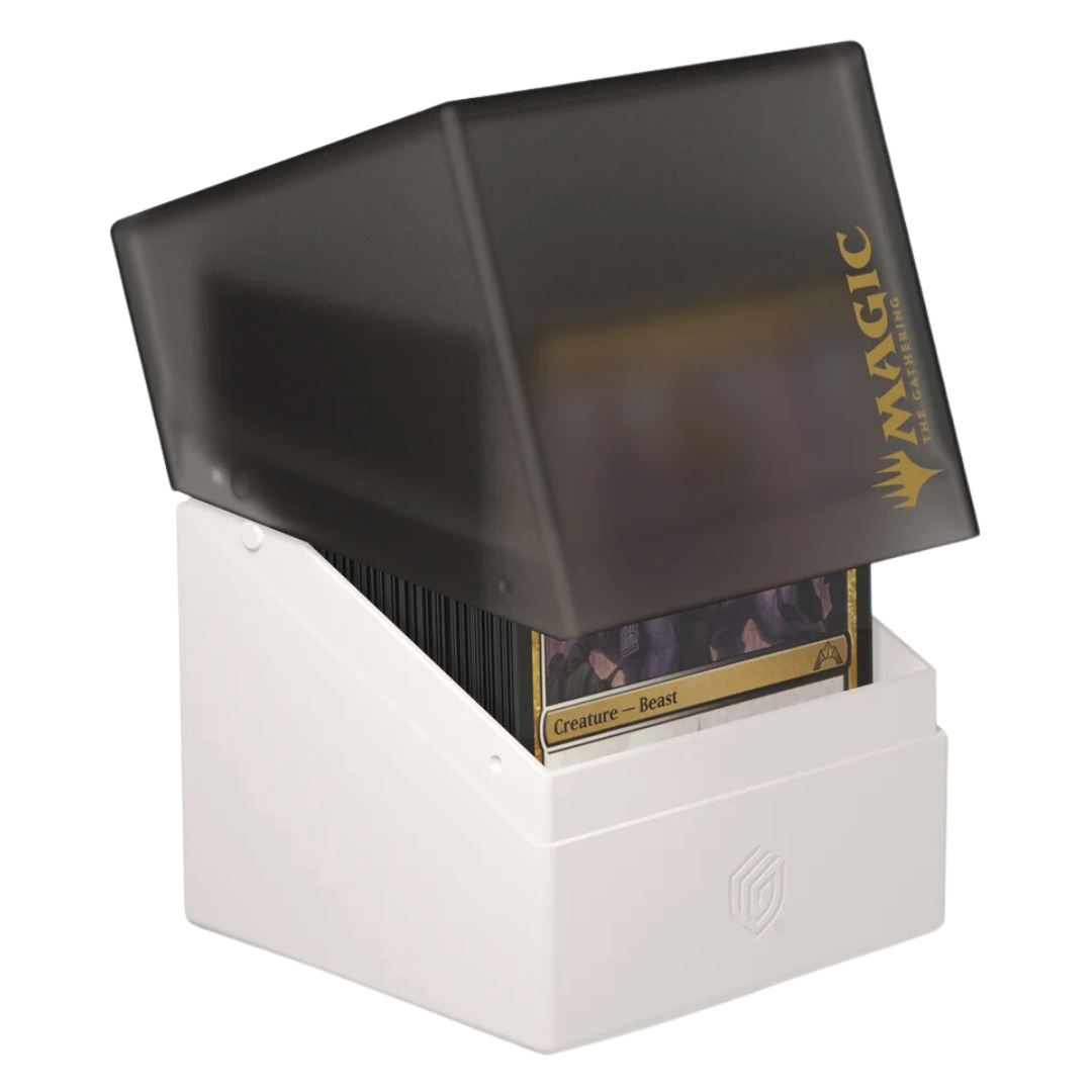 Ultimate Guard Boulder 100+ Orzhov deck box – premium Magic: The Gathering storage with gothic design, strong protection, and secure fit for MTG decks.