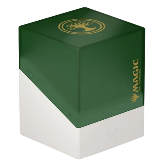 Ultimate Guard Boulder 100+ Selesnya deck box – premium Magic: The Gathering storage with a nature-inspired design, strong protection, and secure fit for MTG decks.