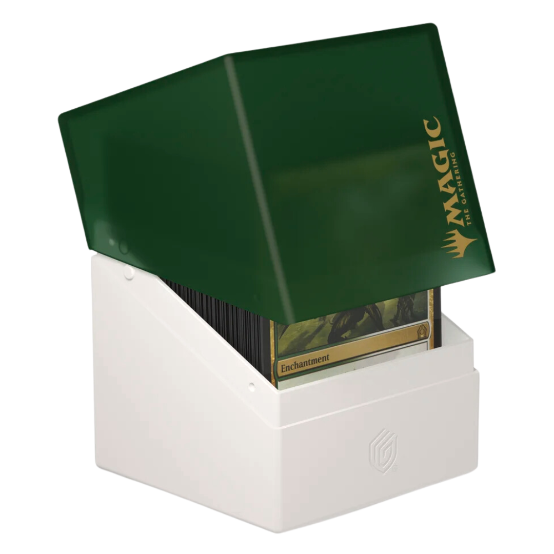 Ultimate Guard Boulder 100+ Selesnya deck box – premium Magic: The Gathering storage with a nature-inspired design, strong protection, and secure fit for MTG decks.