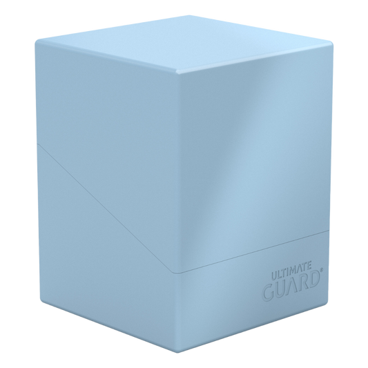 Ultimate Guard Boulder 100+ deck box in Pastel Baby Blue, premium card storage for MTG, Pokémon, and more.