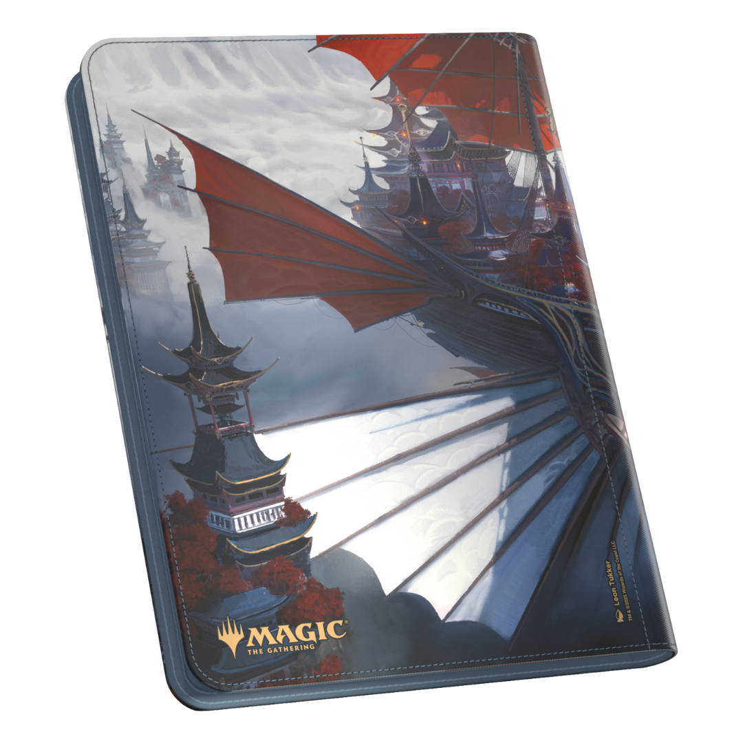 View of the back of the Ultimate Guard - 9 Pocket Zipfolio MTG - Tarkir Dragonstorm - V3 Binder 

