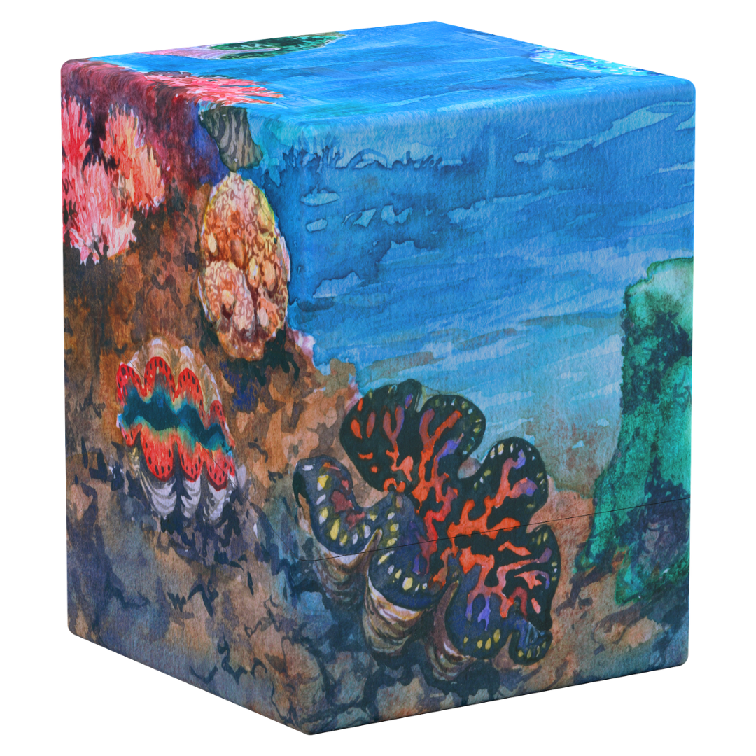 Ultimate Guard Boulder 100+ Seablue Hush deck box for trading cards