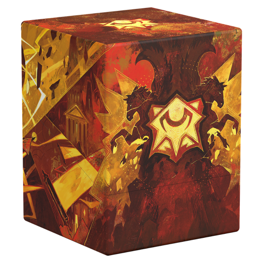 Ultimate Guard Boulder 100+ Lorehold MTG deck box for double sleeved trading cards