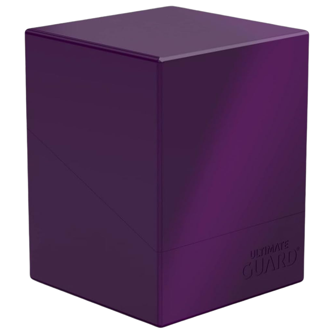 Ultimate Guard Boulder 100+ Solid deck box, durable and rigid card storage, fits 100+ double-sleeved or 120+ single-sleeved cards