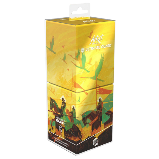 Ultimate Guard Boulder 100+ Duopack Dominik Mayer Artist Edition V3 deck boxes with matching full-art design and card storage.