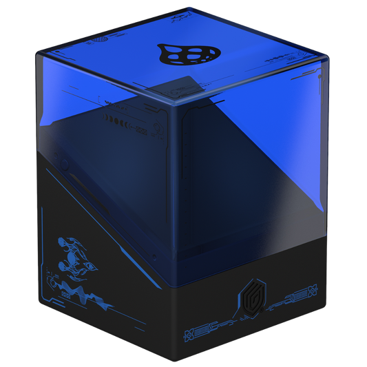 Ultimate Guard Boulder 100+ MTG Edge of Eternities Illvoi deck box with transparent lid and solid base artwork