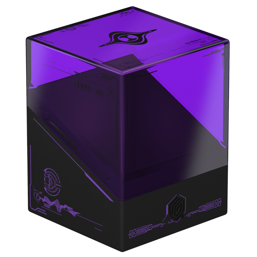 Ultimate Guard Boulder 100+ MTG Edge of Eternities Monoists deck box with transparent lid and solid base design