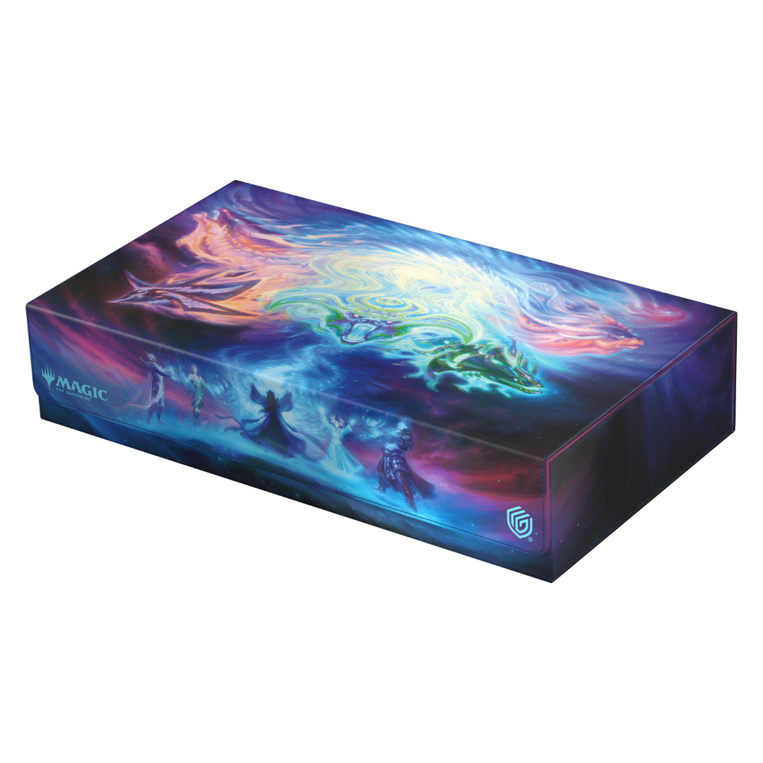 Ultimate Guard Omnihive 1000+ MTG - Tarkir Dragonstorm deck box, featuring vibrant dragon artwork, modular storage, and secure magnetic closure for large card collections.


2/2









