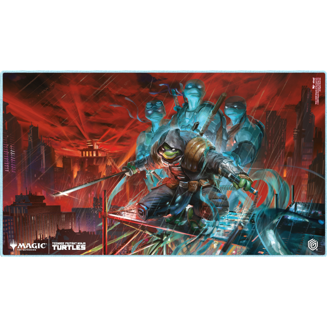 Ultimate Guard TMNT Last Ronin playmat for Magic The Gathering with anti slip rubber base