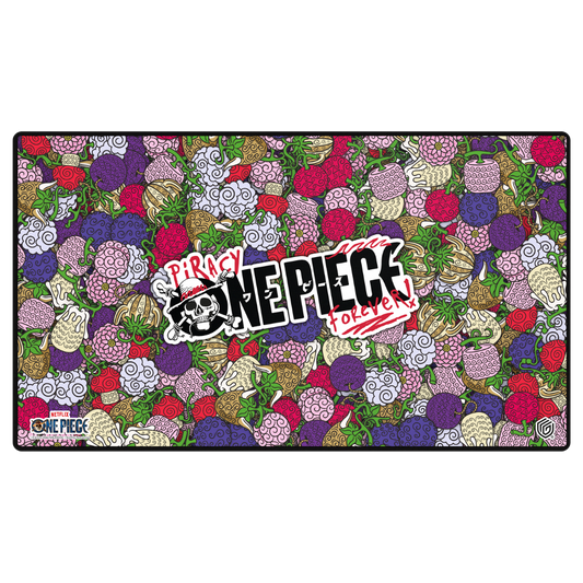 Ultimate Guard One Piece Devilfruit Pattern playmat for trading card games and tabletop play