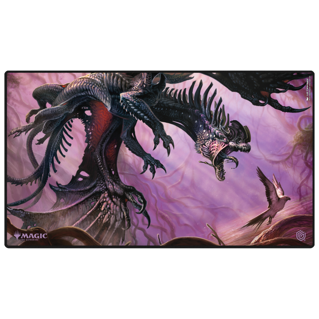 Ultimate Guard Playmat MTG Tarkir Dragonstorm V2, premium gaming surface with dynamic Tarkir Dragonstorm artwork for Magic: The Gathering collectors and players.








