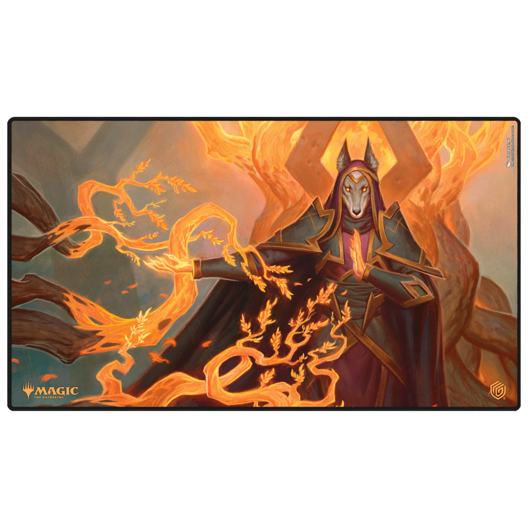 Ultimate Guard Playmat MTG Tarkir Dragonstorm V3, premium gaming surface with striking Tarkir Dragonstorm artwork for Magic: The Gathering players.







