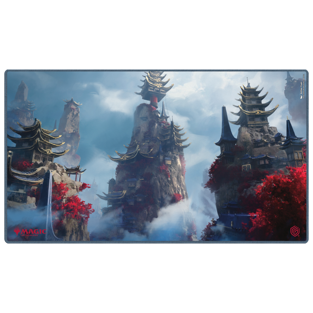 Ultimate Guard Playmat MTG Tarkir Dragonstorm V5, premium gaming surface with striking Tarkir Dragonstorm artwork for Magic: The Gathering players.







