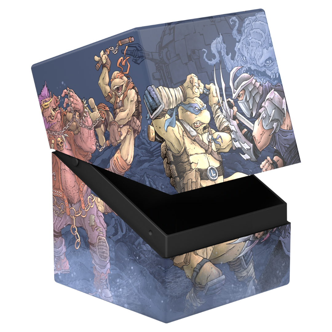 Ultimate Guard Return to Earth TMNT Technodrome Battle Boulder deck box for Magic The Gathering cards