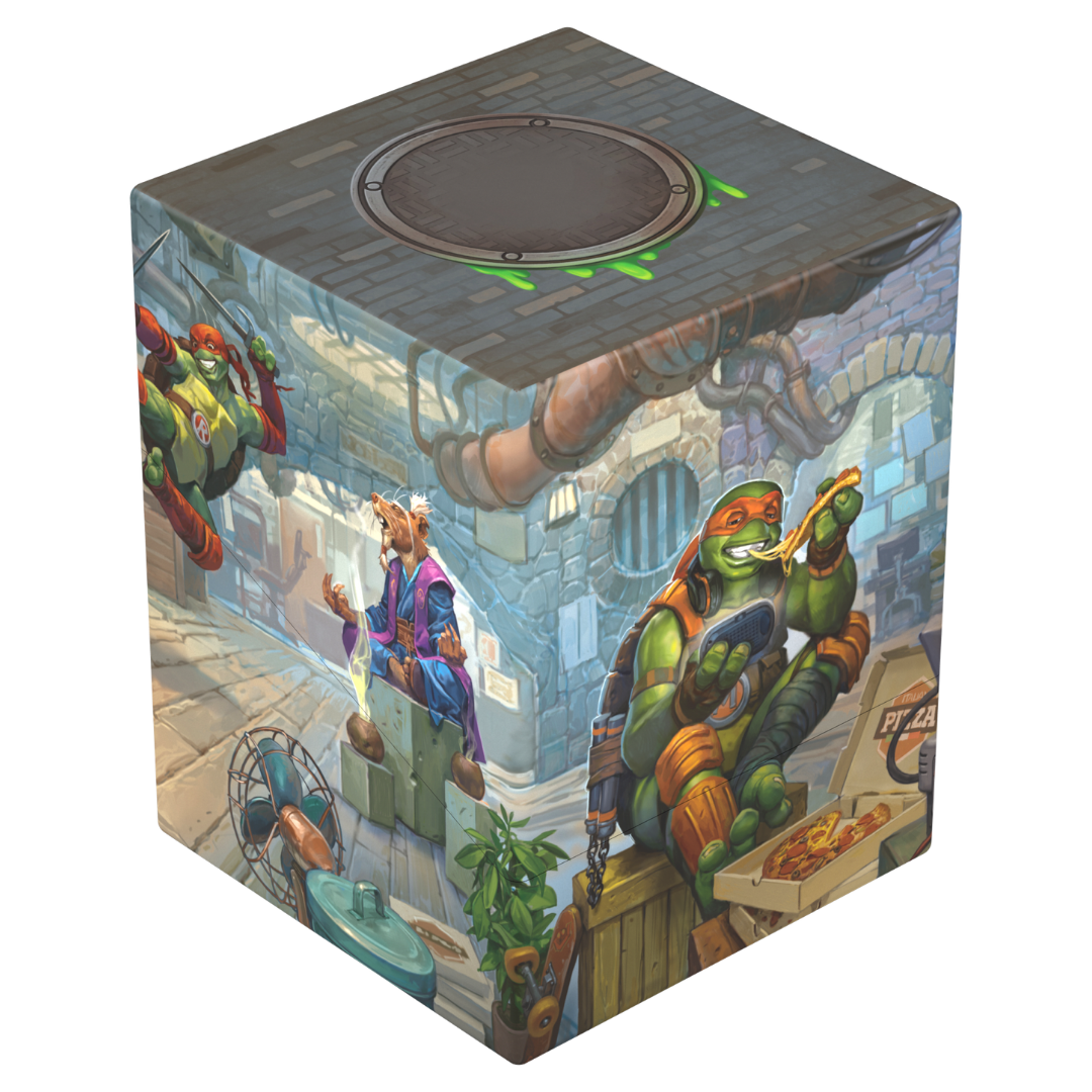 Ultimate Guard Return to Earth TMNT Turtle Lair Boulder deck box for Magic The Gathering cards