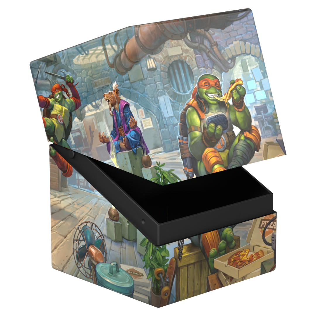 Ultimate Guard Return to Earth TMNT Turtle Lair Boulder deck box for Magic The Gathering cards