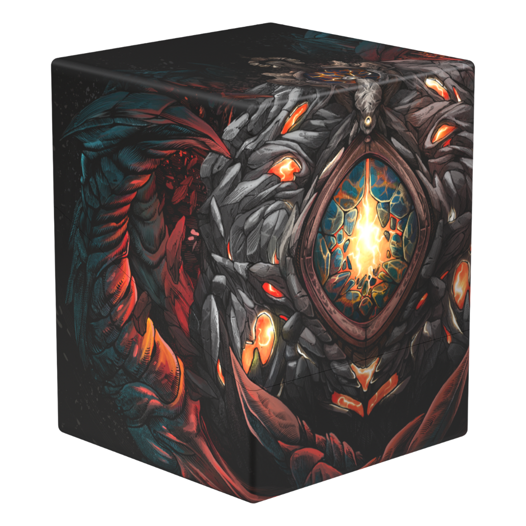 Ultimate Guard Return to Earth Boulder MTG Tarkir Dragonstorm, premium card storage with vibrant Tarkir Dragonstorm artwork for Magic: The Gathering collectors and players.







