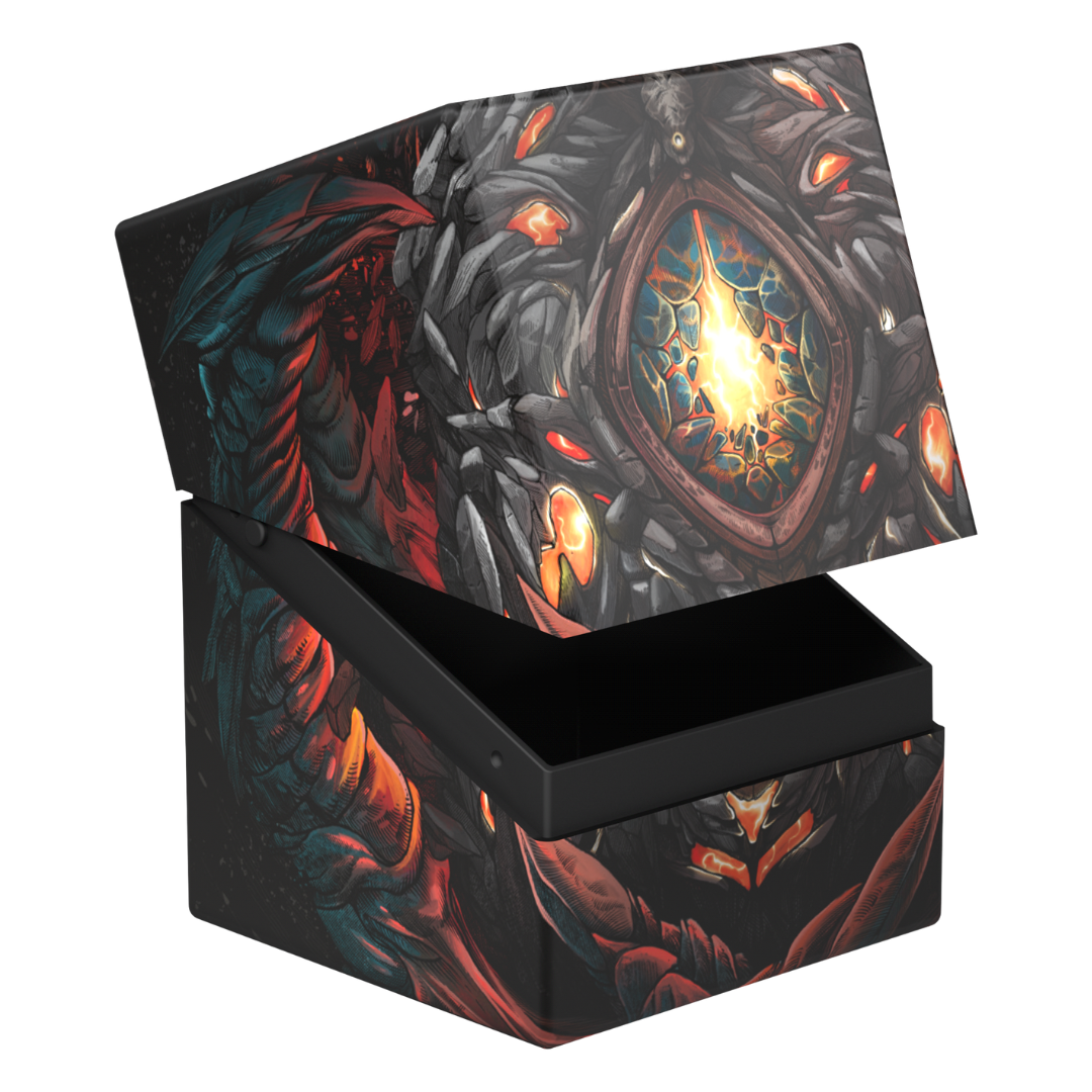 Ultimate Guard Return to Earth Boulder MTG Tarkir Dragonstorm, durable card storage solution with Tarkir Dragonstorm design, perfect for organizing and protecting Magic: The Gathering cards.







