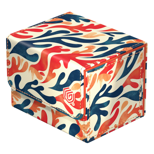 Ultimate Guard Sidewinder 100+ Coral Places Mellow Sea 2025 Exclusive deck box with coral reef pattern for trading cards