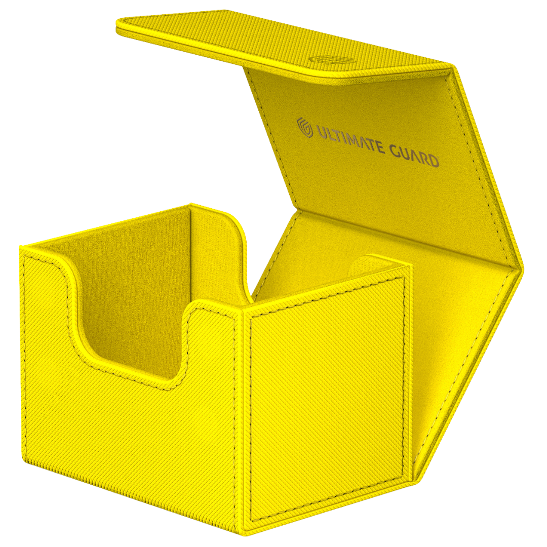 Ultimate Guard Sidewinder 100+ Summer Edition Dandelion open deck box in bright yellow finish