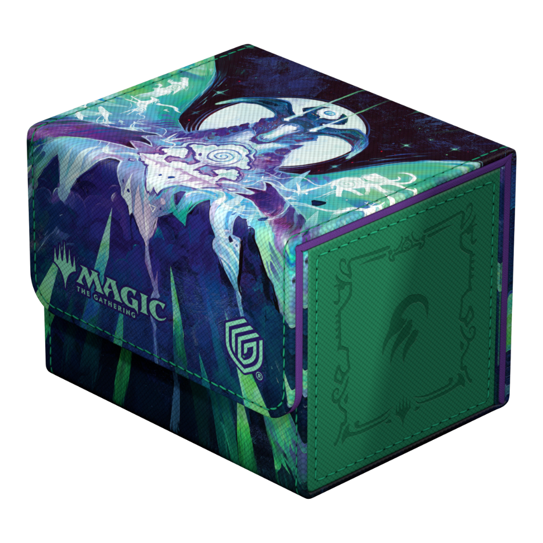 Ultimate Guard Sidewinder 100+ - Tarkir Dragonstorm - V3 deck box, featuring vibrant Tarkir Dragonstorm artwork, soft-touch exterior, and magnetic closure for superior card protection.









