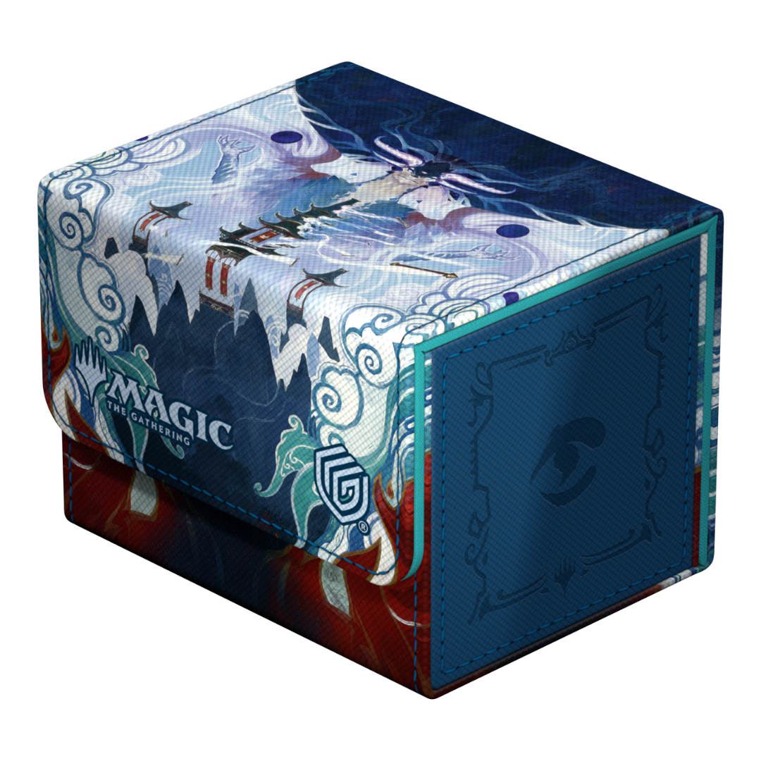 Ultimate Guard Sidewinder 100+ - Tarkir Dragonstorm - V4 deck box, featuring detailed Tarkir Dragonstorm artwork, premium soft-touch finish, and secure magnetic closure for card storage.