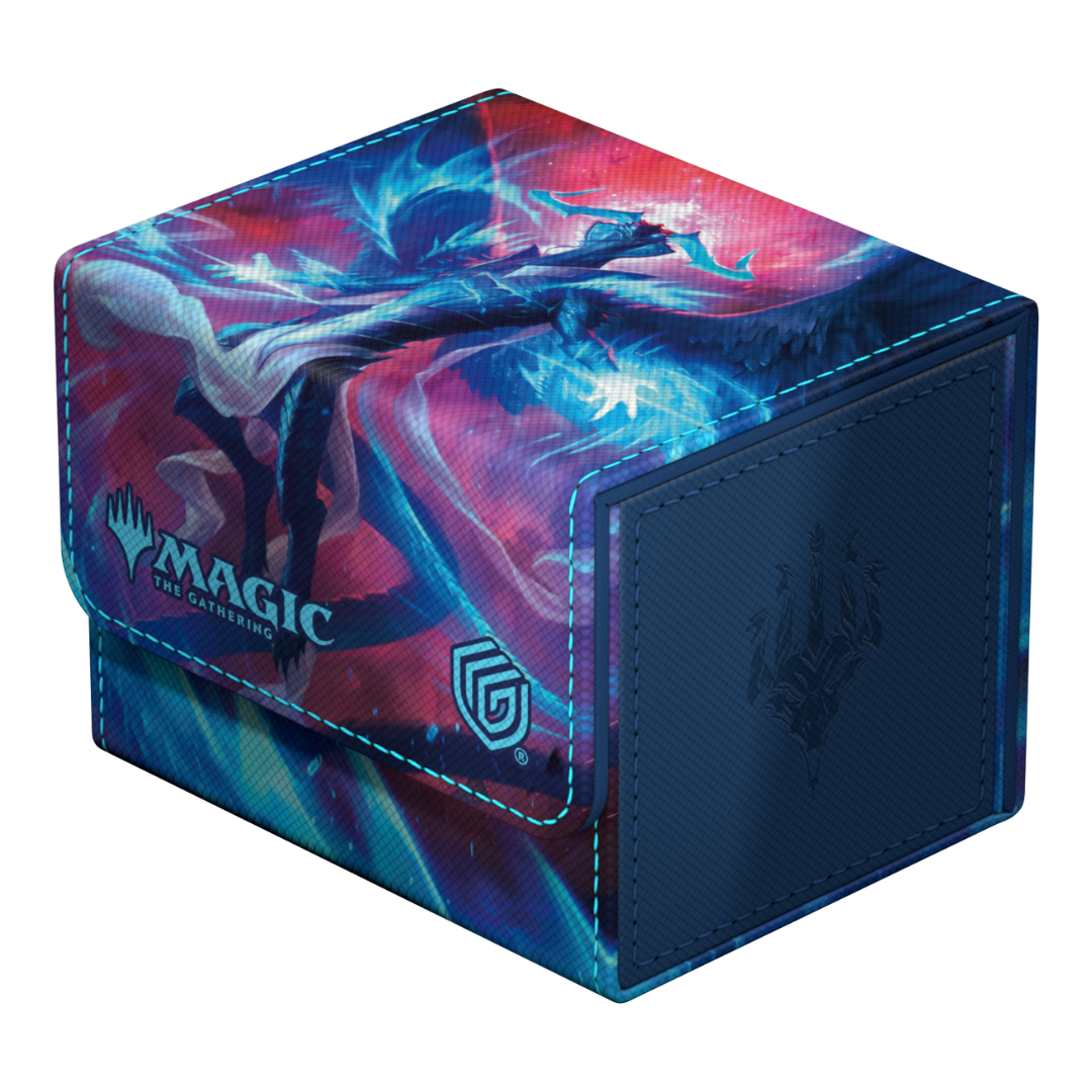 Ultimate Guard Sidewinder 100+ - Tarkir Dragonstorm - V6 deck box, featuring vibrant dragon-themed artwork, soft-touch exterior, and secure magnetic closure for premium card protection.








