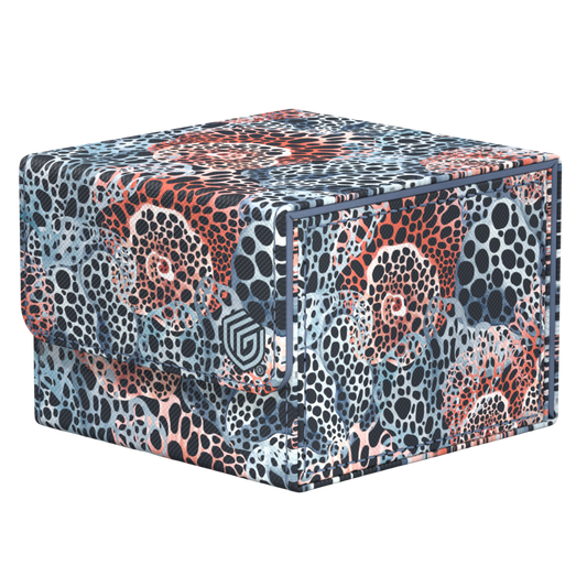 Ultimate Guard Sidewinder 133+ Twilight Tide deck box with coral reef design, holds 133 double-sleeved cards