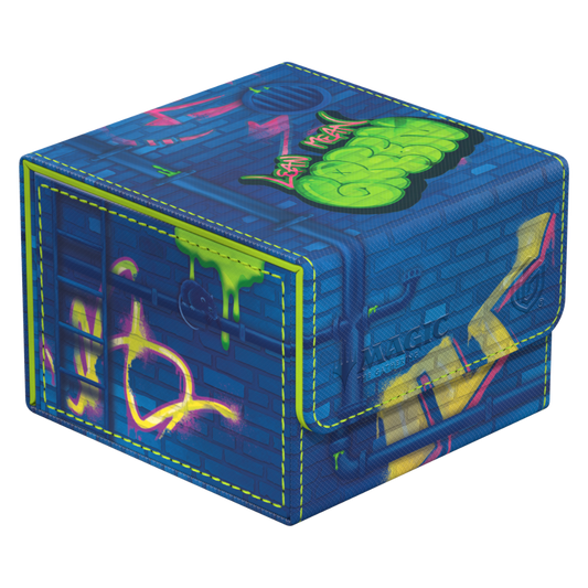 Ultimate Guard Sidewinder 133+ TMNT Sewer Walls deck box for Magic The Gathering Commander cards