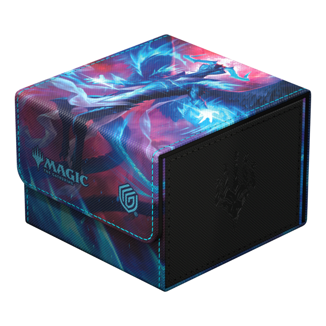 Ultimate Guard Sidewinder 133+ - Tarkir Dragonstorm - V1 deck box, showcasing vibrant dragon-themed artwork, soft-touch exterior, and secure magnetic closure for premium card protection.








