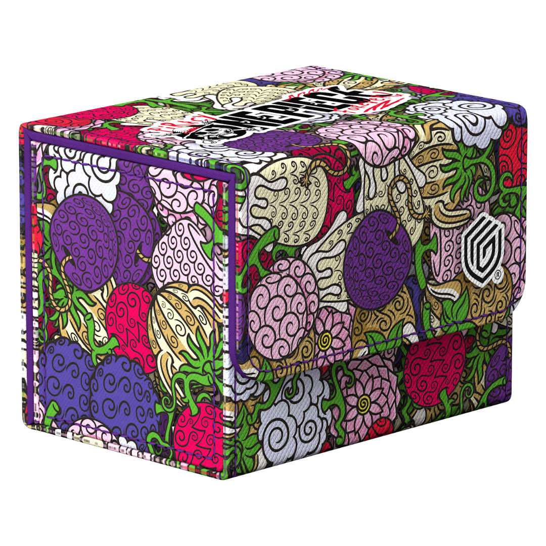 Ultimate Guard Sidewinder 80+ One Piece Devilfruit Pattern deck box for trading card storage and protection