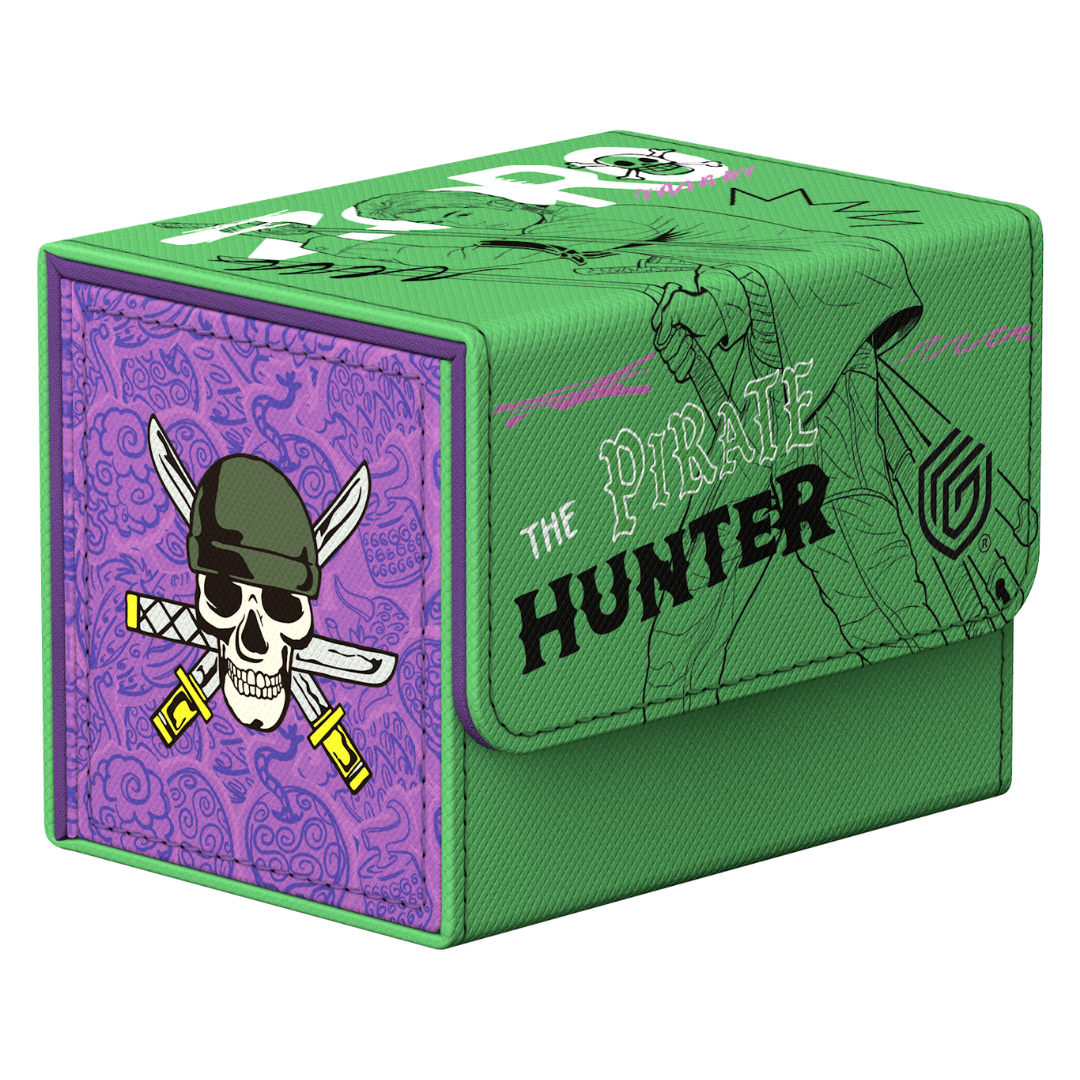 Ultimate Guard Sidewinder 80+ One Piece Zoro deck box for trading card storage and protection