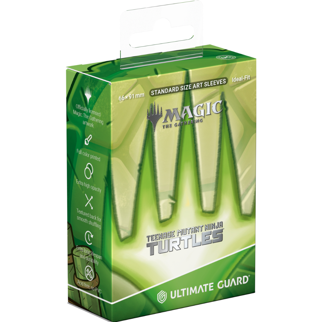 Ultimate Guard TMNT Turtle Planeswalker Symbol card sleeves 100 count for Magic The Gathering cards