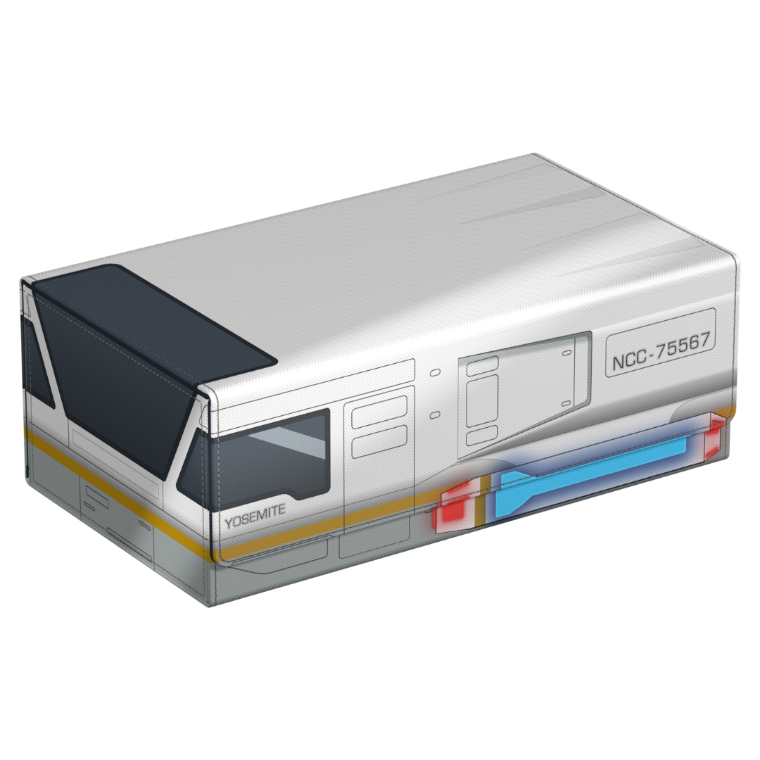 Ultimate Guard Squaroes 1000+ Star Trek Collector's Case for card storage and organization