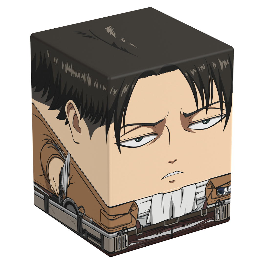Ultimate Guard Squaroes 100+ Levi Ackermann Attack on Titan deck case for MTG and Pokémon cards