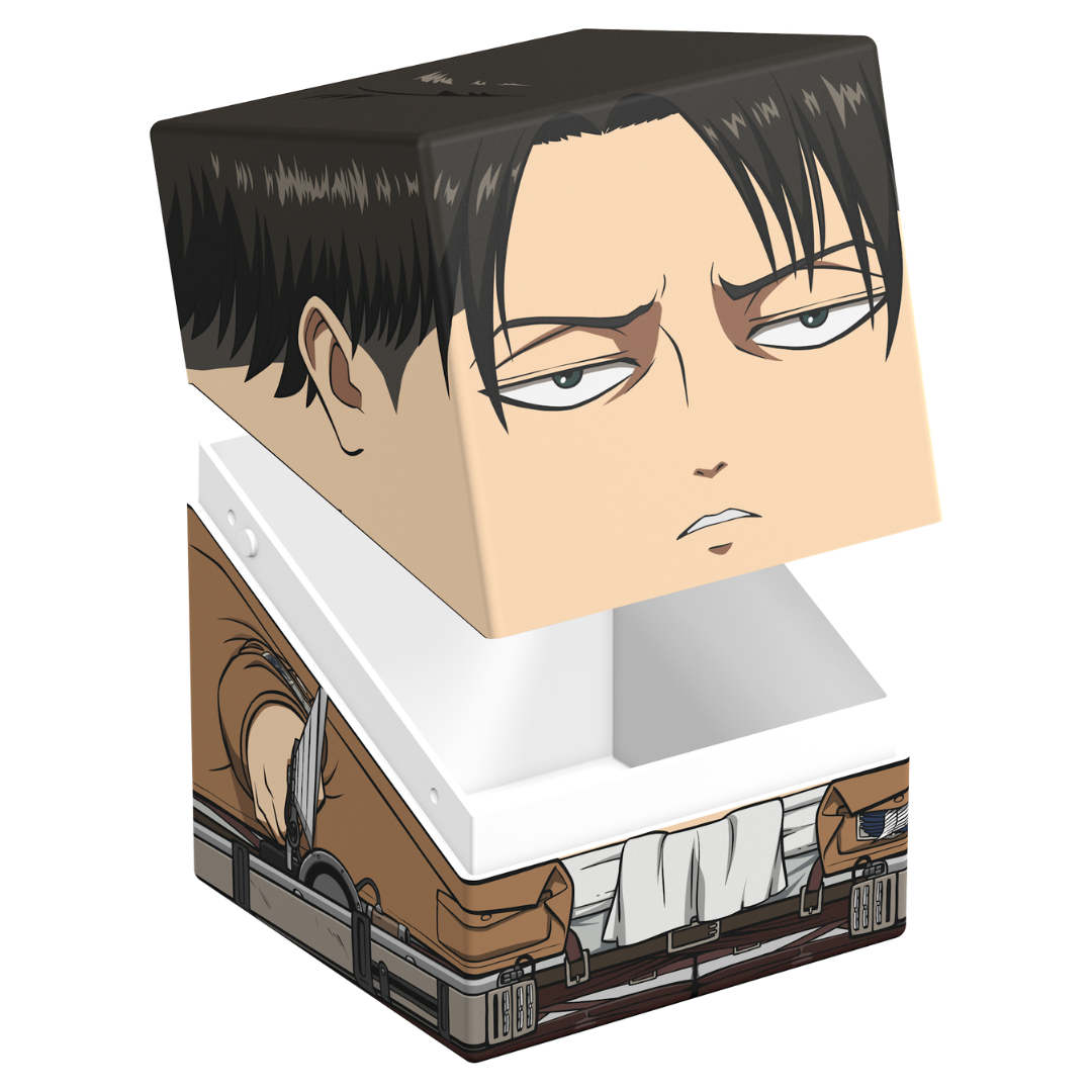 Ultimate Guard Squaroes 100+ Levi Ackermann Attack on Titan deck case for MTG and Pokémon cards
