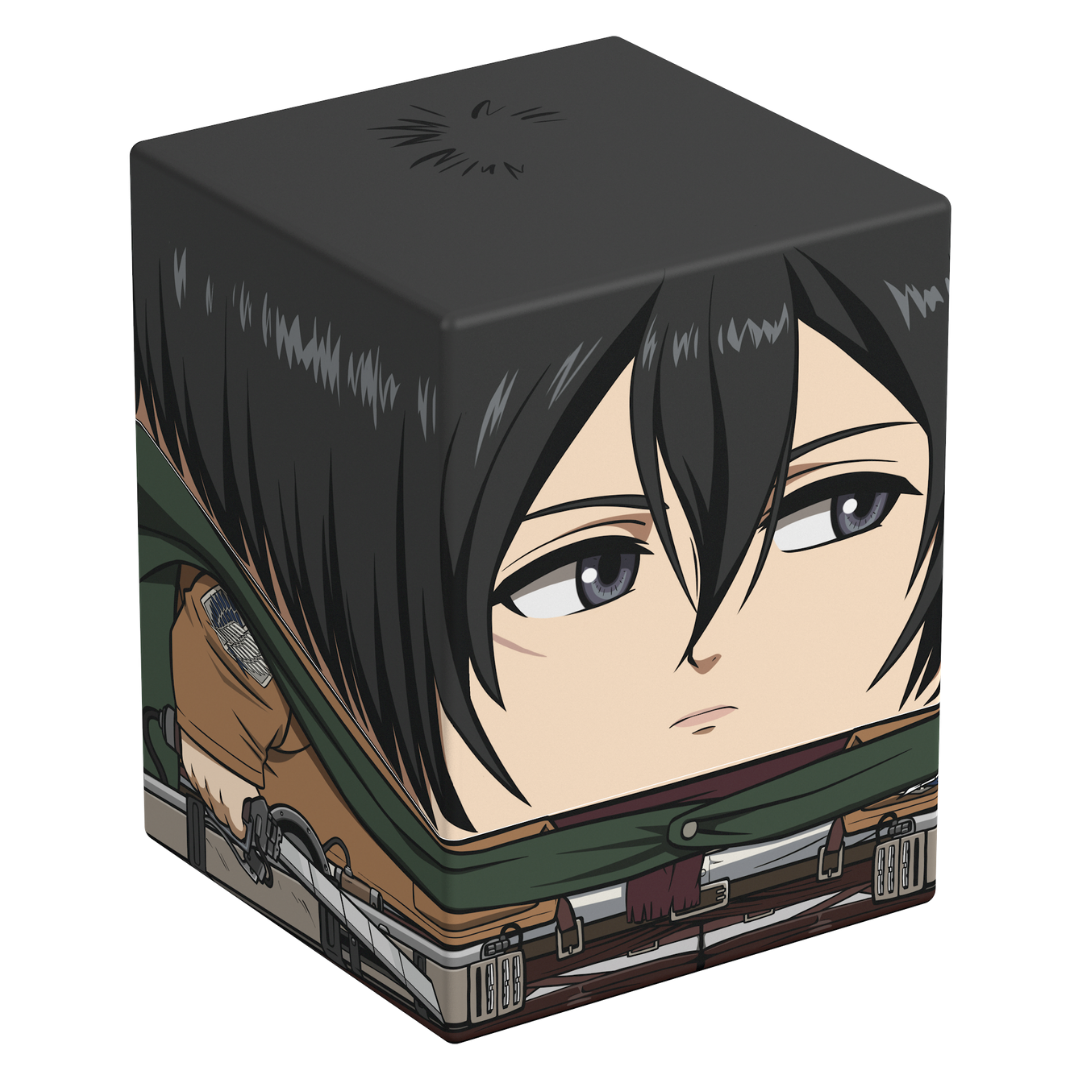 Ultimate Guard Squaroes 100+ Attack on Titan Mikasa Ackermann deck box for standard size trading cards