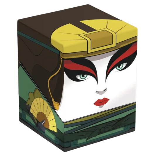 Ultimate Guard Squaroes 100+ Avatar Kyoshi deck box, holds 100 double-sleeved standard cards